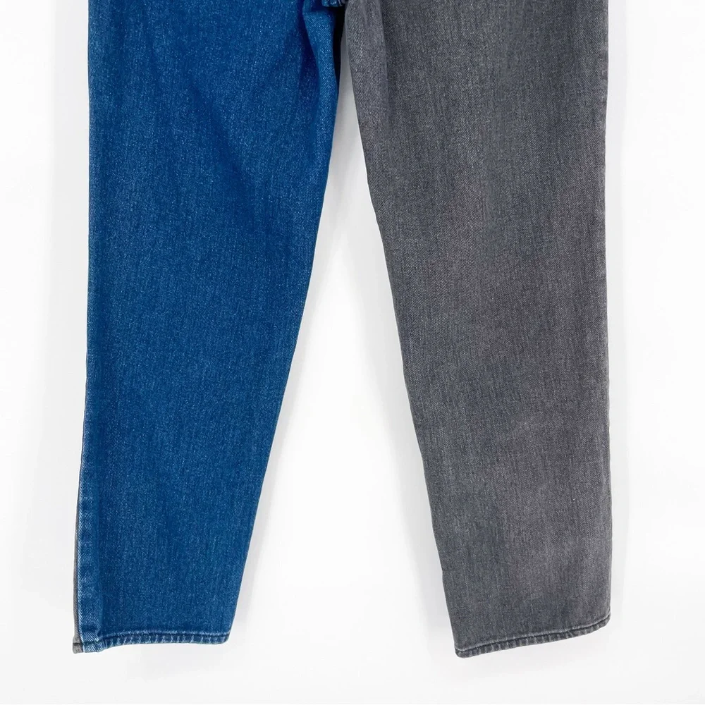 PacSun Two-Toned High Rise Straight Jeans Size 27 - Picture 8 of 12